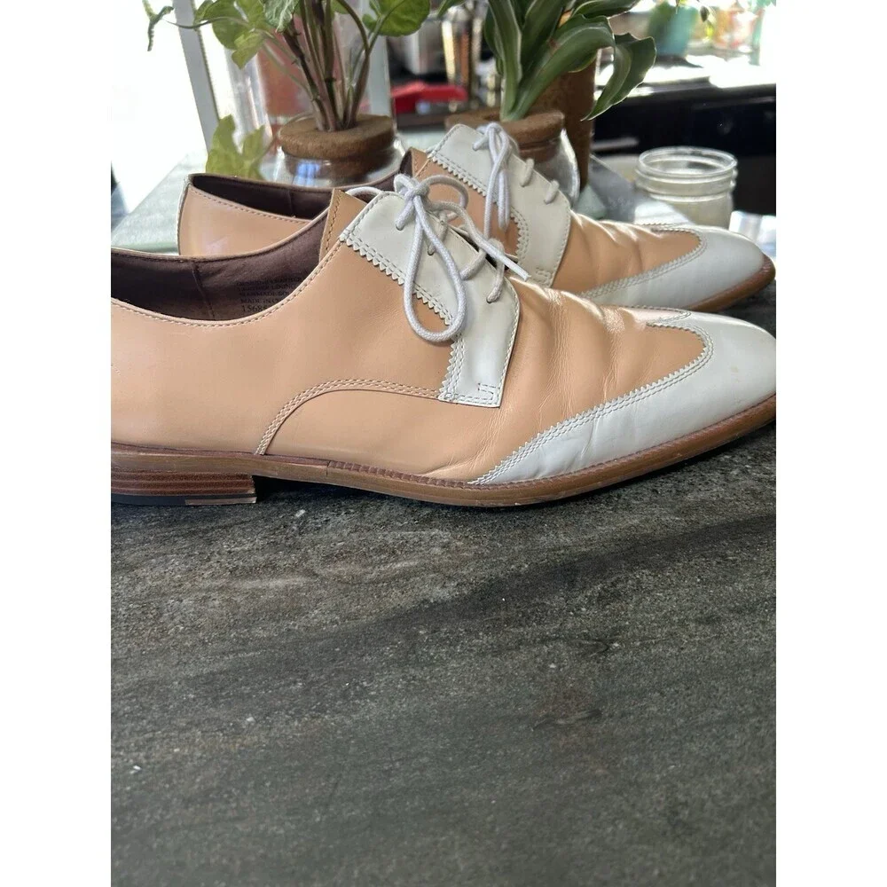 GIORGIO BRUTINI Leather Shoe Sz 12 Vintage, Two Tone